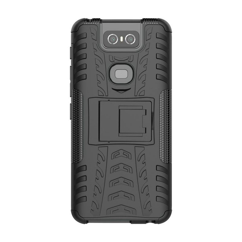 Etui Asus ZenFone 6 Biały Czarny Ultra Odporny Etui Ochronne