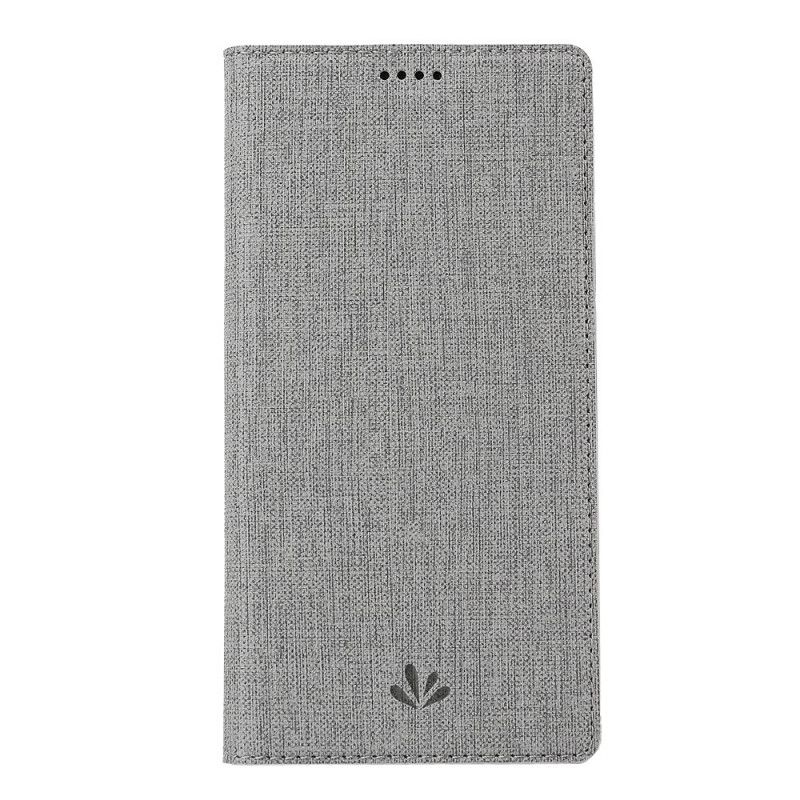 Flip Kotelot Asus ZenFone 6 Szary Czarny Teksturowany