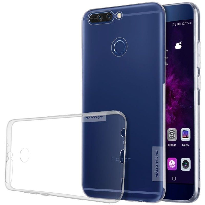 Etui Honor 8 Pro Brązowy Przezroczysty Nillkin Etui Ochronne