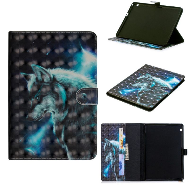 Etui Folio Huawei MediaPad T3 10 Dziki Wilk Etui Ochronne