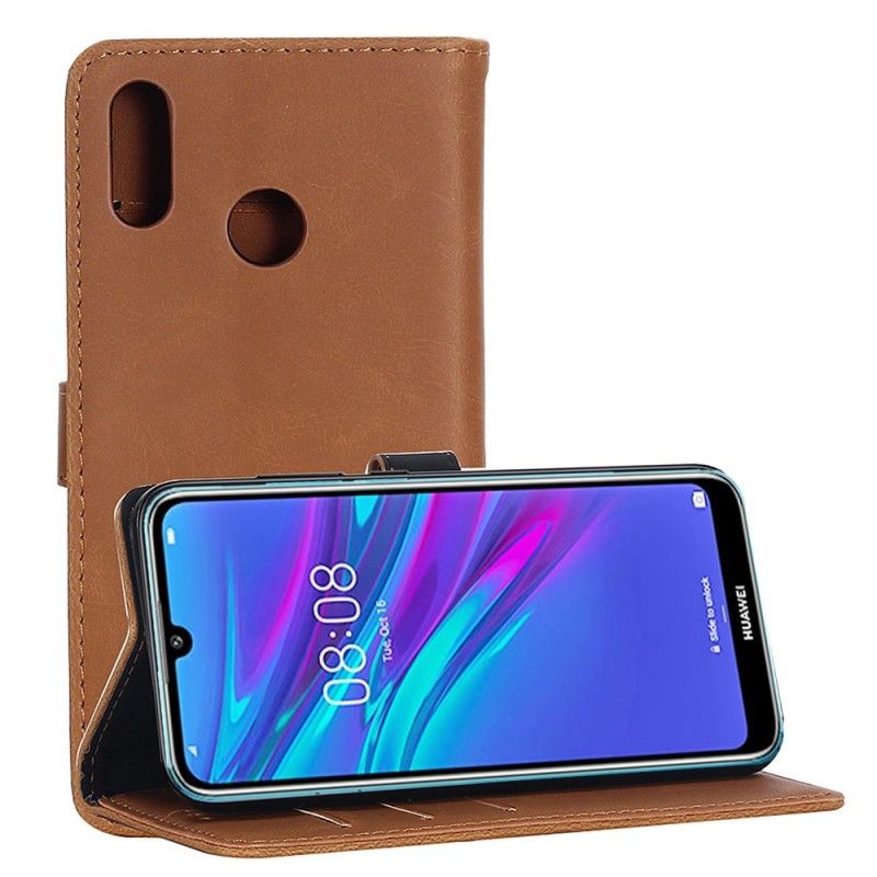 Etui Folio Samsung Galaxy A40 Czarny Ekoskóra W Stylu Retro Etui Ochronne