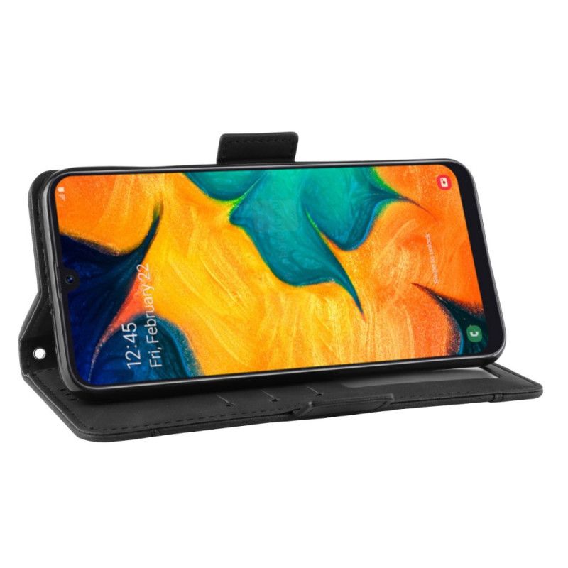 Etui Folio Samsung Galaxy A40 Czerwony Czarny Karta Wielofunkcyjna Pierwszej Klasy