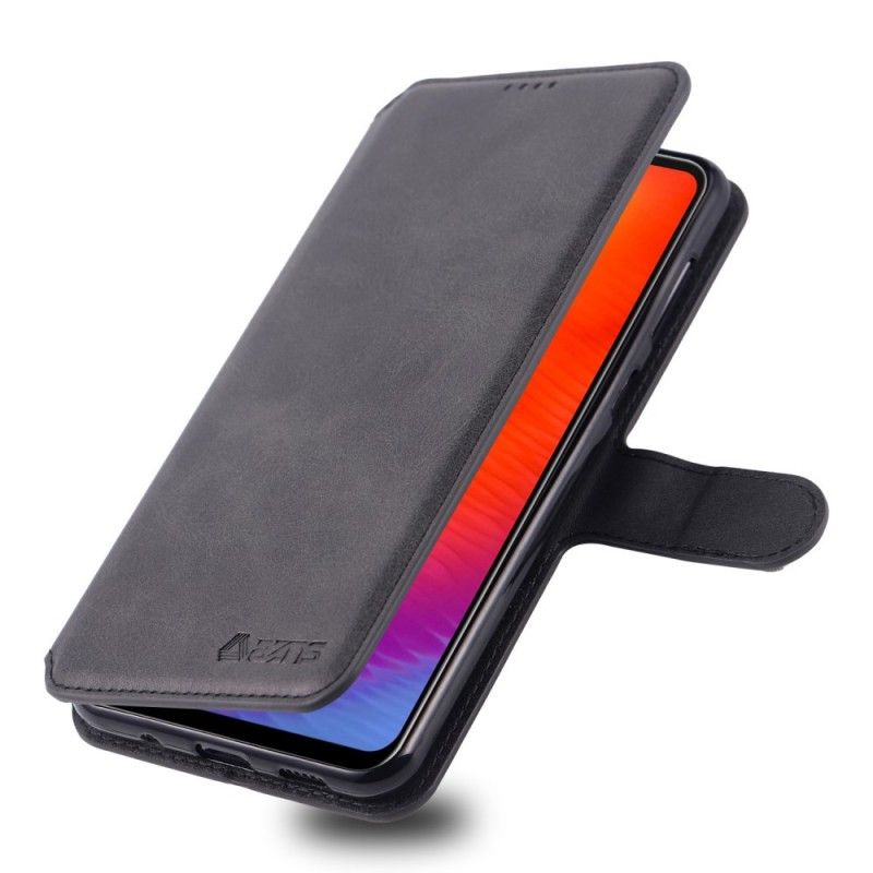 Etui Folio Samsung Galaxy A40 Czerwony Czarny Retro Azns Etui Ochronne