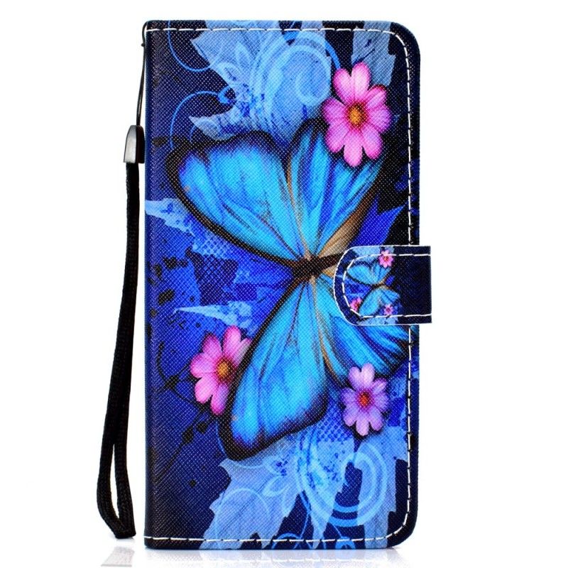 Etui Folio Samsung Galaxy A40 Motyl Tropikalny