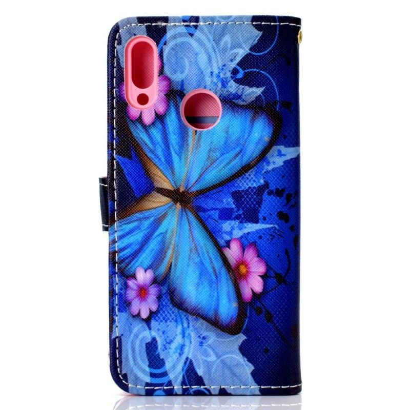 Etui Folio Samsung Galaxy A40 Motyl Tropikalny