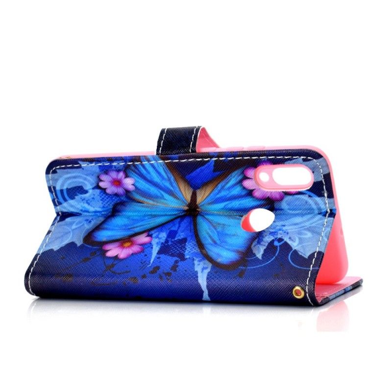 Etui Folio Samsung Galaxy A40 Motyl Tropikalny