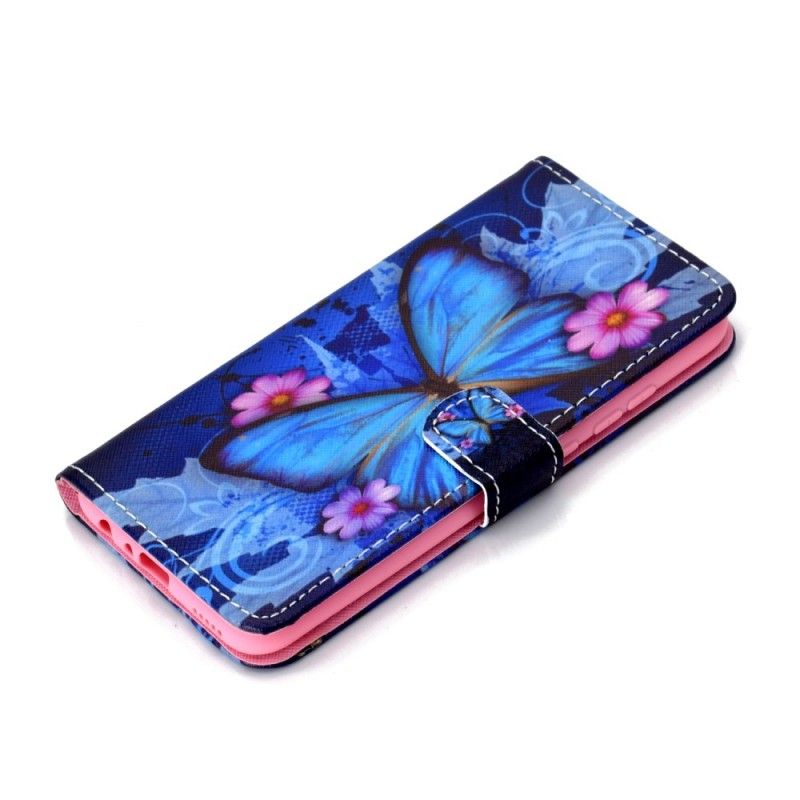 Etui Folio Samsung Galaxy A40 Motyl Tropikalny