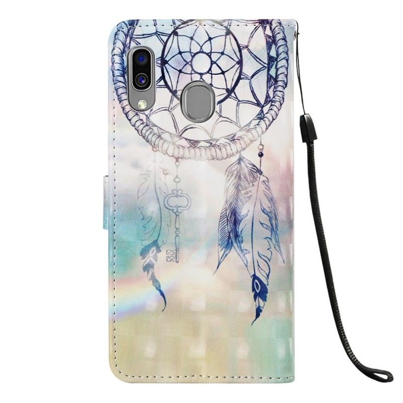 Etui Folio Samsung Galaxy A40 Pastelowy Łapacz Snów