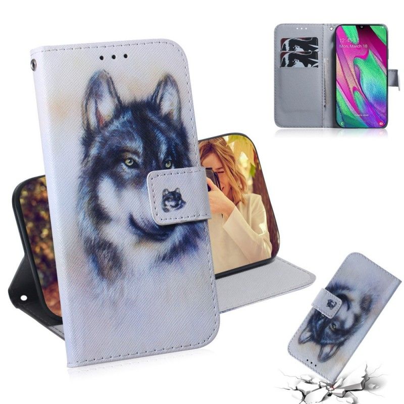 Etui Folio Samsung Galaxy A40 Psie Spojrzenie Etui Ochronne