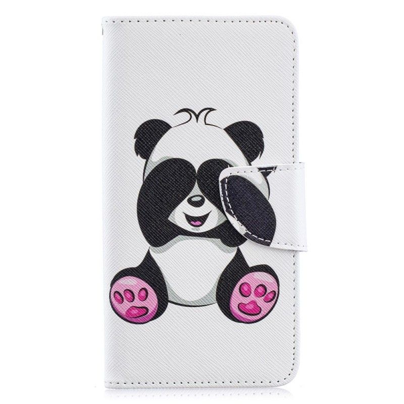 Etui Folio Samsung Galaxy A40 Zabawna Panda