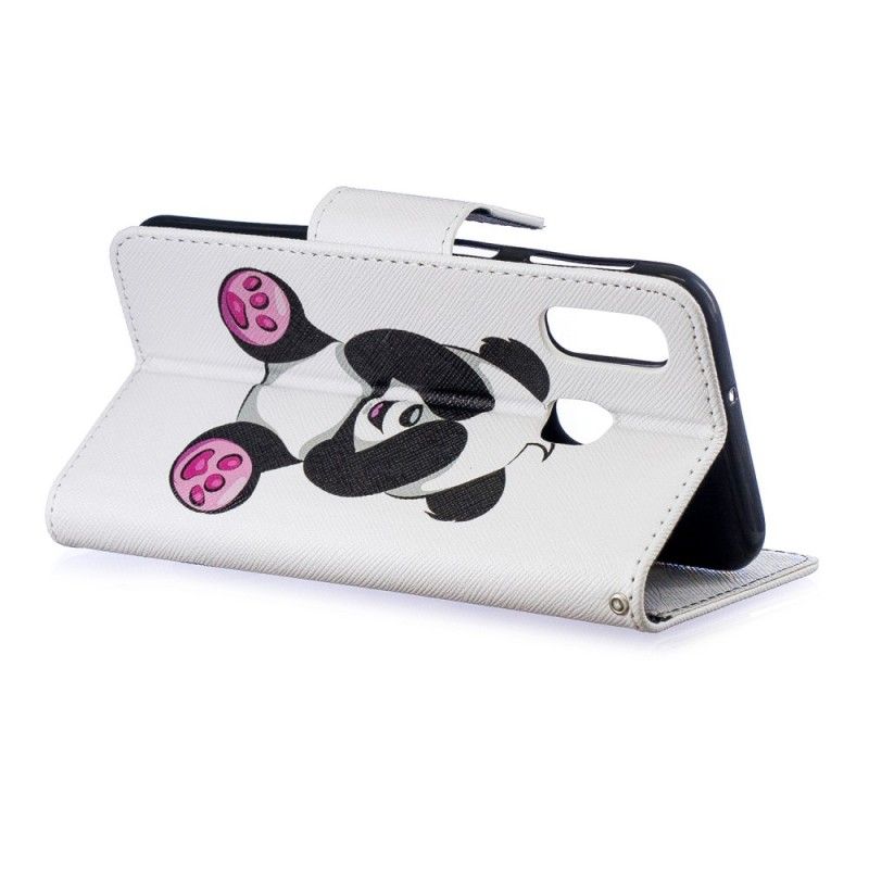 Etui Folio Samsung Galaxy A40 Zabawna Panda