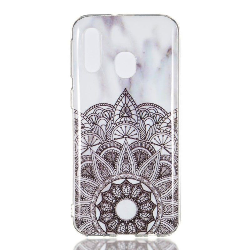 Etui Samsung Galaxy A40 Marmurkowa Mandala Etui Ochronne