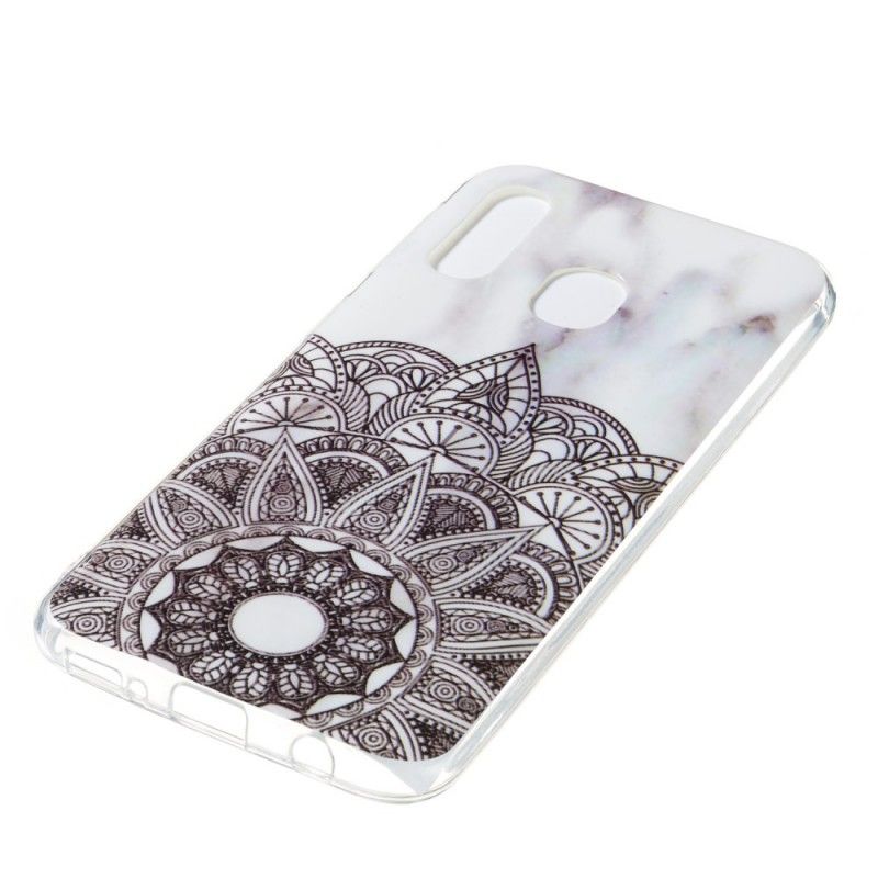 Etui Samsung Galaxy A40 Marmurkowa Mandala Etui Ochronne