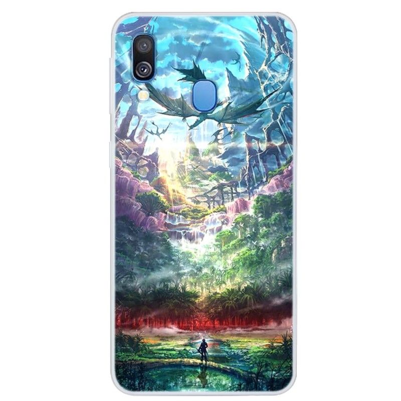 Etui Samsung Galaxy A40 Niebiańska Natura