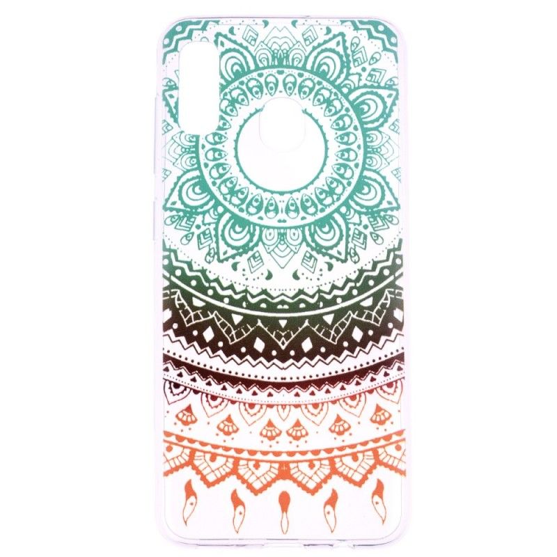 Etui Samsung Galaxy A40 Przezroczysta Kolorowa Mandala