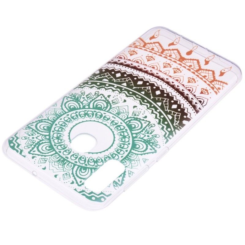 Etui Samsung Galaxy A40 Przezroczysta Kolorowa Mandala