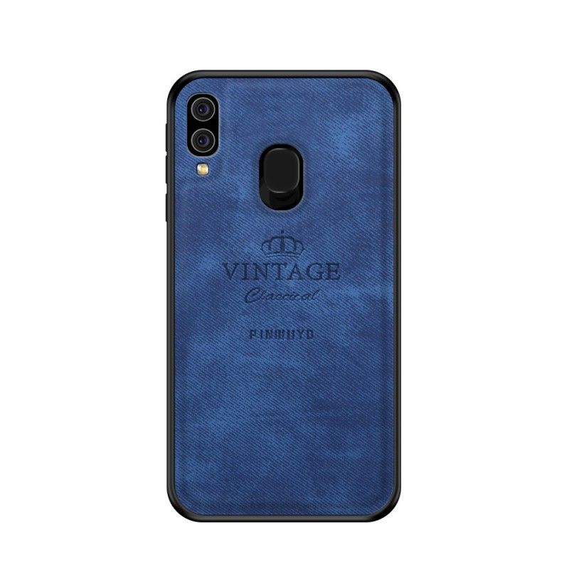 Etui Samsung Galaxy A40 Szary Czarny Zaszczytny Rocznik