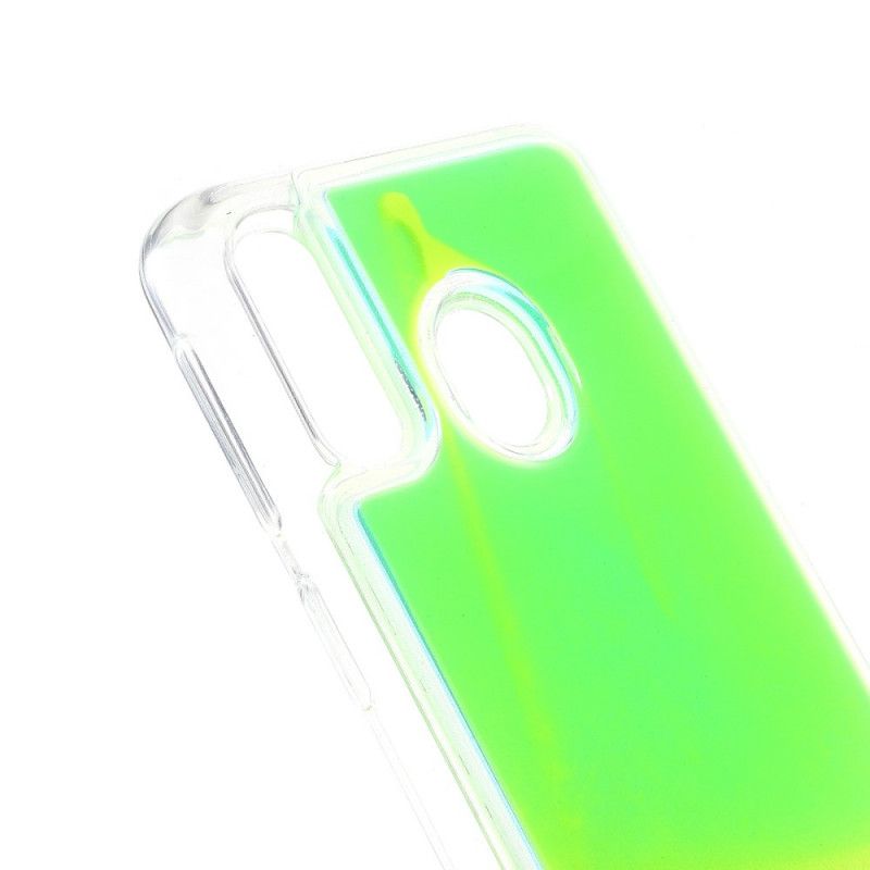 Etui Samsung Galaxy A40 Zielony Jabłkowy Fioletowy Fluorescencyjny Etui Ochronne