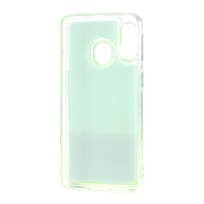 Etui Samsung Galaxy A40 Zielony Jabłkowy Fioletowy Fluorescencyjny Etui Ochronne