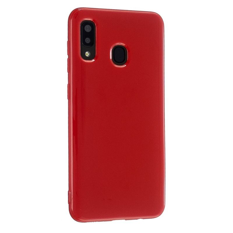 Futerały Samsung Galaxy A40 Magenta Czarny Bardzo Drobne 2 Mm