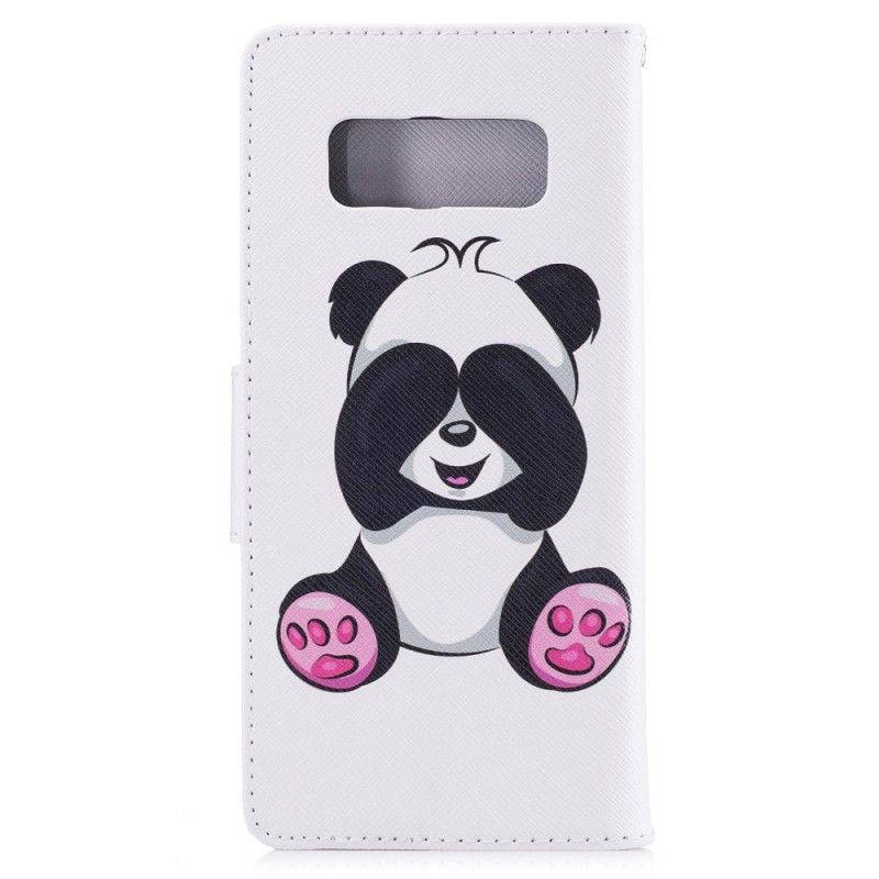 Etui Folio Samsung Galaxy Note 8 Zabawna Panda