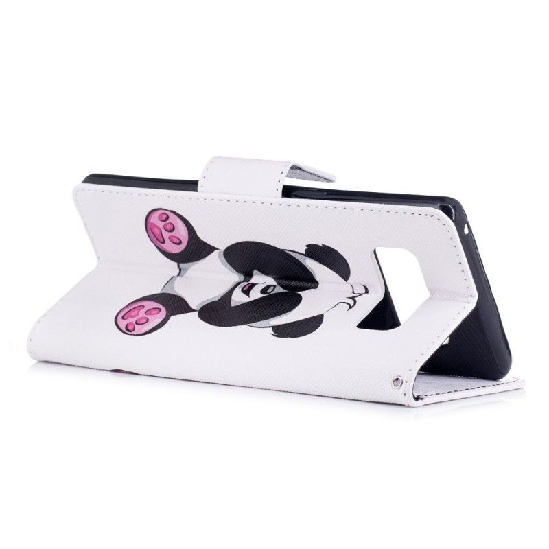 Etui Folio Samsung Galaxy Note 8 Zabawna Panda