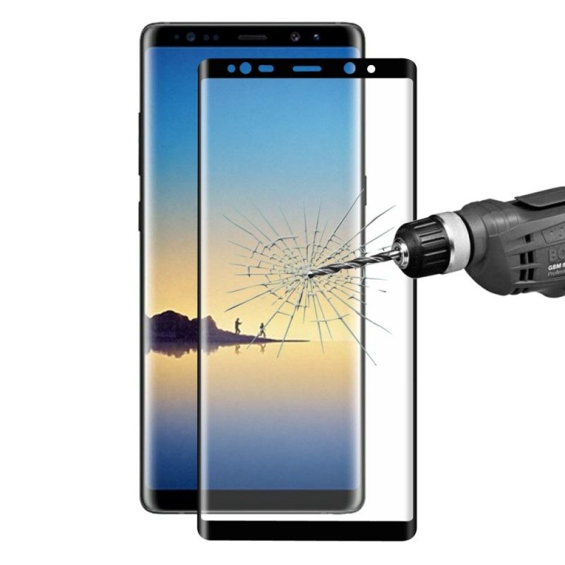 Ochrona Szkła Hartowanego Samsung Galaxy Note 8 Biały Czarny