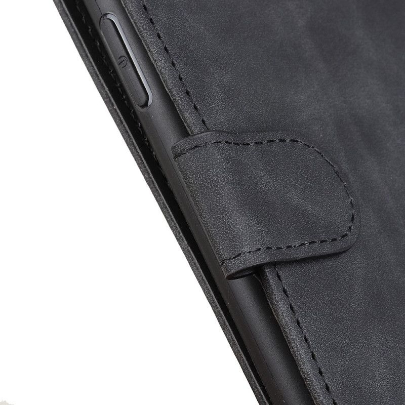 Etui Folio Xiaomi Redmi Note 8 Pro Czerwony Czarny Matowy Efekt Skóry Khazneh W Stylu Vintage