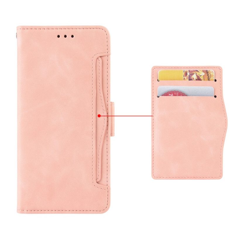 Etui Folio Xiaomi Redmi Note 8 Pro Czerwony Czarny Multikarta Pierwszej Klasy Etui Ochronne