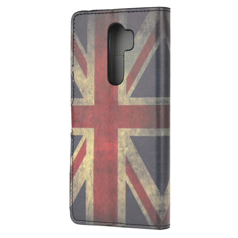 Etui Folio Xiaomi Redmi Note 8 Pro Flaga Anglii Etui Ochronne