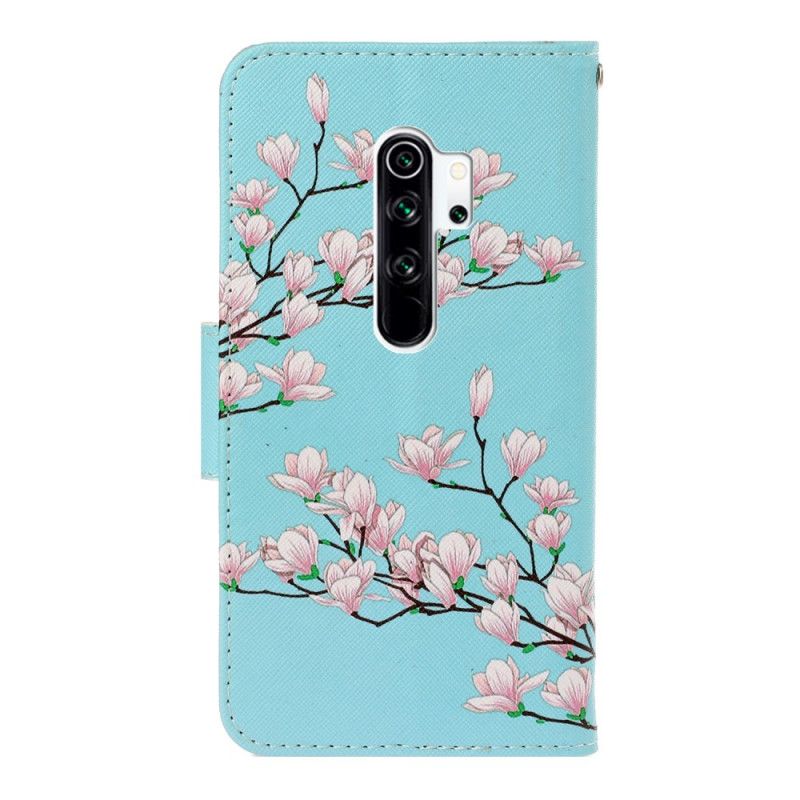 Etui Folio Xiaomi Redmi Note 8 Pro Krzew Stringi Etui Ochronne