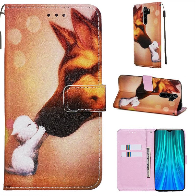 Etui Folio Xiaomi Redmi Note 8 Pro Przyjaciel Ernesta Stringi Kota Etui Ochronne