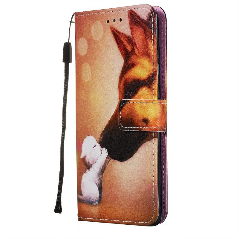 Etui Folio Xiaomi Redmi Note 8 Pro Przyjaciel Ernesta Stringi Kota Etui Ochronne