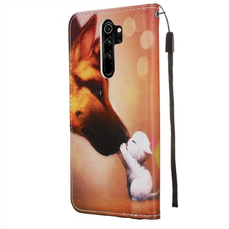 Etui Folio Xiaomi Redmi Note 8 Pro Przyjaciel Ernesta Stringi Kota Etui Ochronne