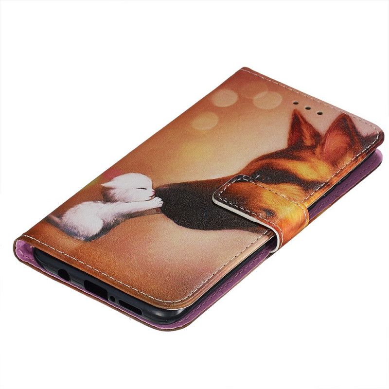 Etui Folio Xiaomi Redmi Note 8 Pro Przyjaciel Ernesta Stringi Kota Etui Ochronne