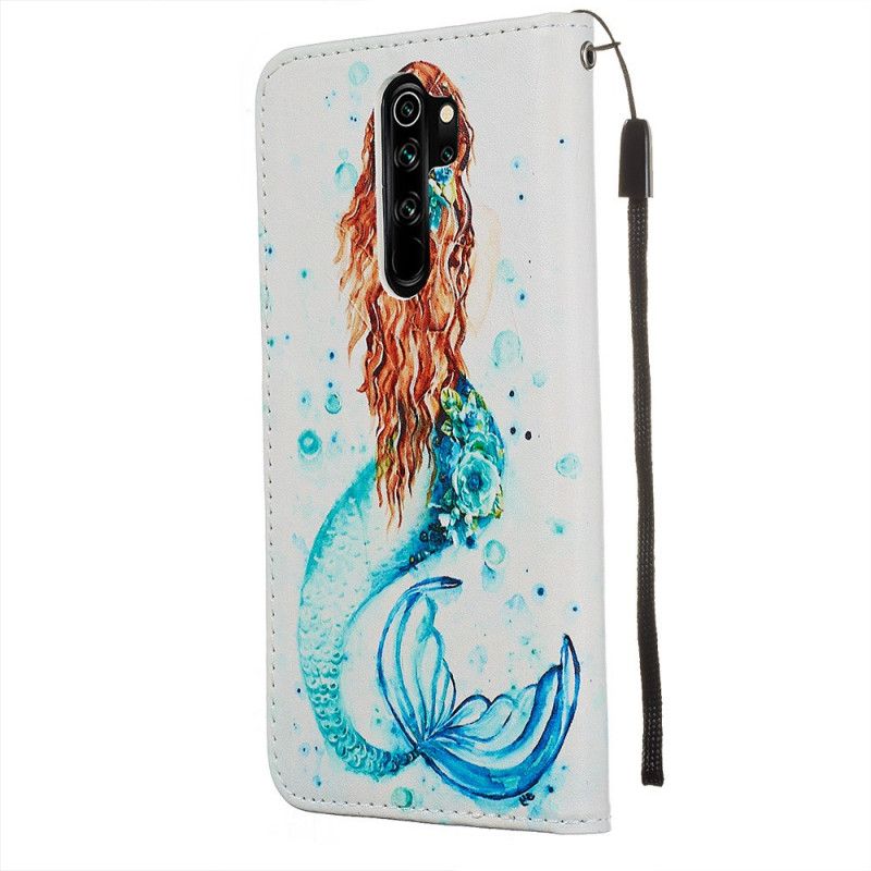 Etui Folio Xiaomi Redmi Note 8 Pro Rozmyślania Syreny Stringi