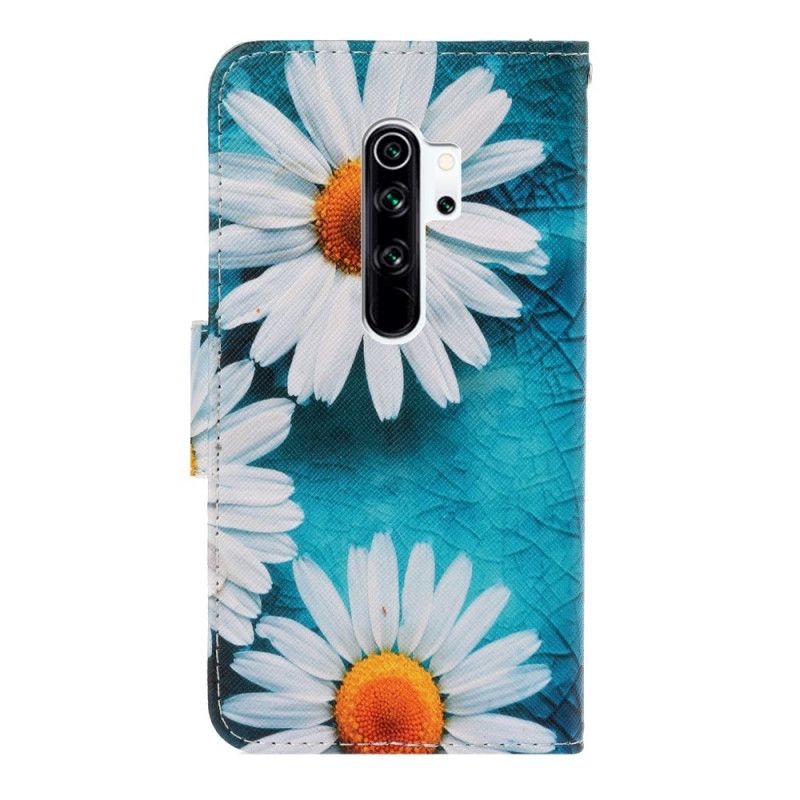 Etui Folio Xiaomi Redmi Note 8 Pro Stokrotki Stringi Etui Ochronne