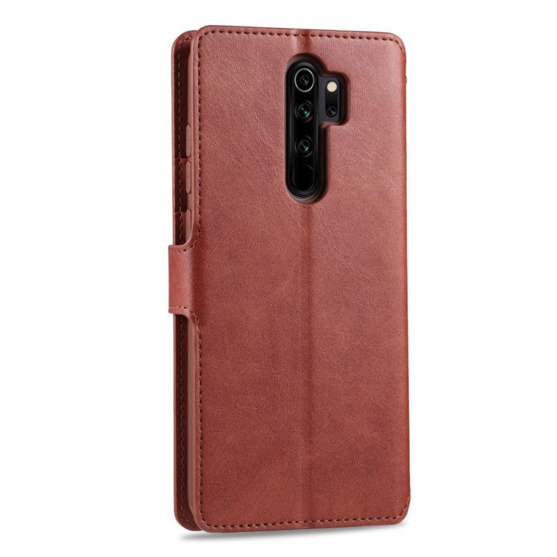 Etui Folio Xiaomi Redmi Note 8 Pro Szary Czarny Azns Z Efektem Skóry Etui Ochronne