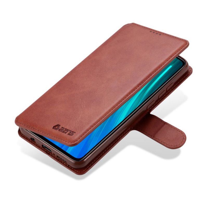 Etui Folio Xiaomi Redmi Note 8 Pro Szary Czarny Azns Z Efektem Skóry Etui Ochronne