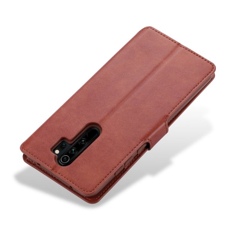 Etui Folio Xiaomi Redmi Note 8 Pro Szary Czarny Azns Z Efektem Skóry Etui Ochronne