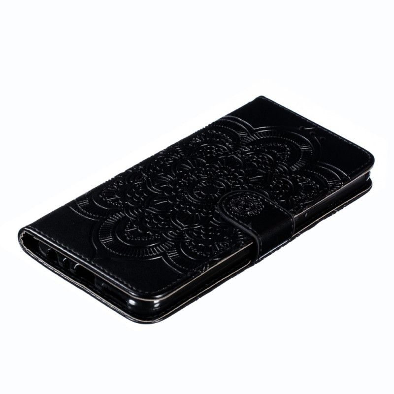 Etui Folio Xiaomi Redmi Note 8 Pro Szary Czarny Cała Mandala