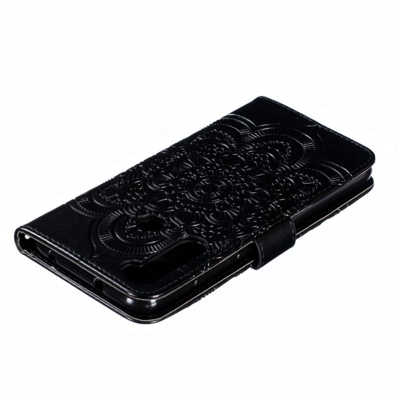 Etui Folio Xiaomi Redmi Note 8 Pro Szary Czarny Cała Mandala