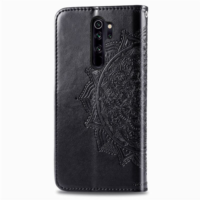 Etui Folio Xiaomi Redmi Note 8 Pro Szary Czarny Mandala W Średnim Wieku