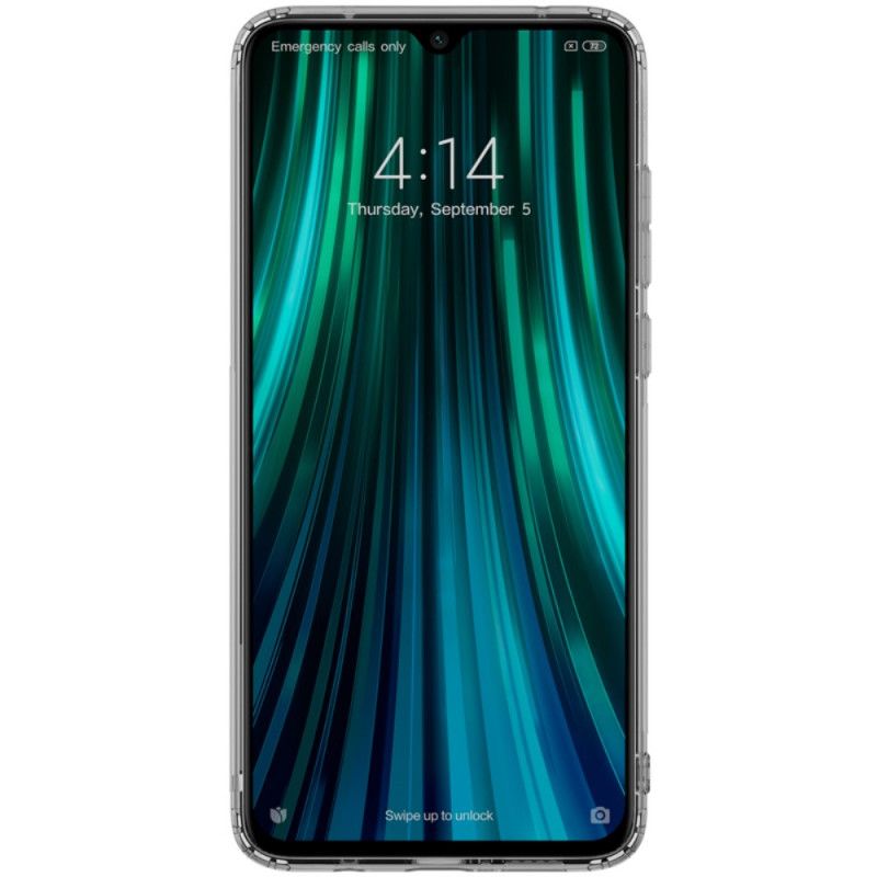 Etui Xiaomi Redmi Note 8 Pro Biały Przezroczysty Nillkin Etui Ochronne