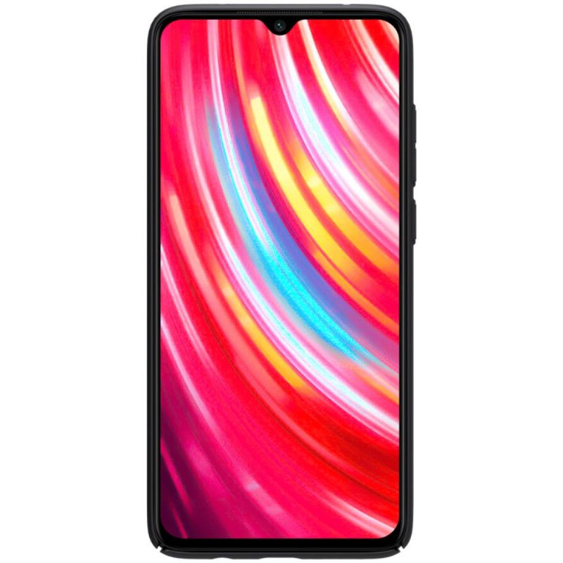 Etui Xiaomi Redmi Note 8 Pro Cyjan Czarny Sztywny Matowy Nillkin Etui Ochronne