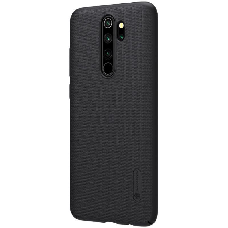 Etui Xiaomi Redmi Note 8 Pro Cyjan Czarny Sztywny Matowy Nillkin Etui Ochronne