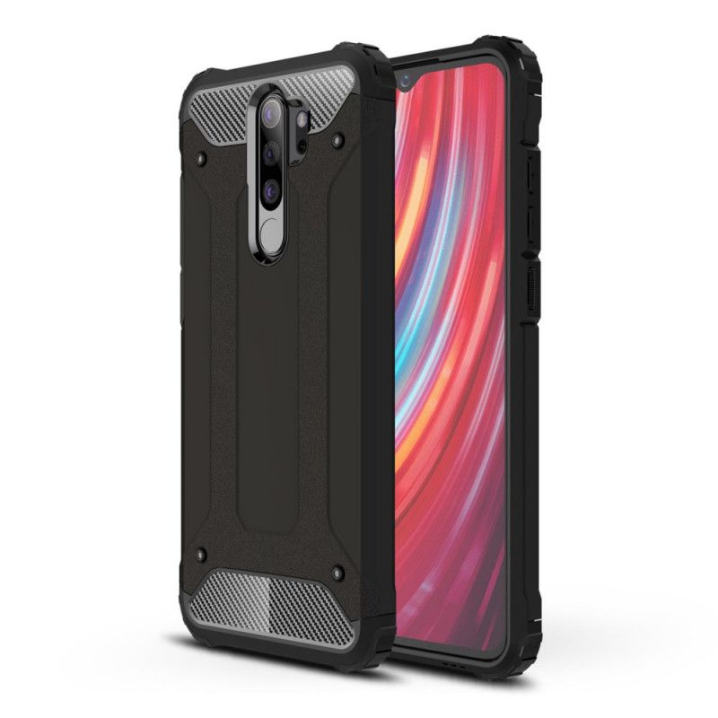 Etui Xiaomi Redmi Note 8 Pro Czerwony Czarny Ocalały