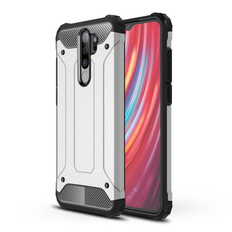 Etui Xiaomi Redmi Note 8 Pro Czerwony Czarny Ocalały