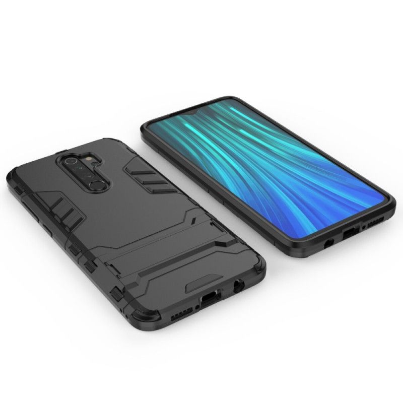 Etui Xiaomi Redmi Note 8 Pro Czerwony Czarny Ultra Odporny