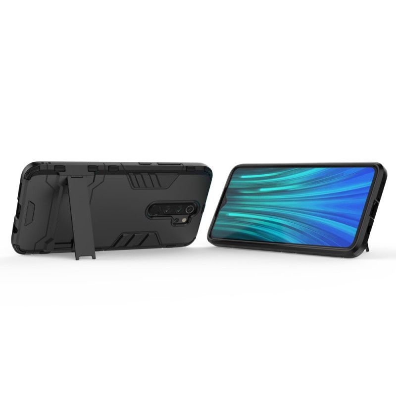 Etui Xiaomi Redmi Note 8 Pro Czerwony Czarny Ultra Odporny